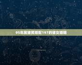 95年属猪男婚配197的猪女婚姻，1996年属鼠的人婚配1995年属猪