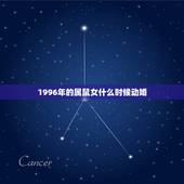 1996年的属鼠女什么时候动婚，1996年属鼠女姻缘在哪年