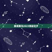 属龙属马2023领证日子，今年属龙和属马的什么时候日子结婚