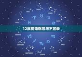 12属相婚配宜与不宜表，12属相婚配