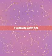 95年猪和02年马合不合，属马跟属猪的是贵人吗