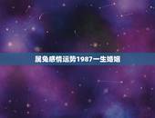 属兔感情运势1987一生婚姻，属兔1987年有孤寡命