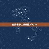 生肖表十二顺序图片2022 12生肖表十二顺序表图