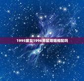 1995猪女1996男鼠婚姻相配吗，84年属鼠可以配95年95年猪吗