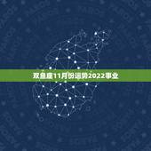 双鱼座11月份运势2022事业