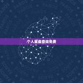 个人星盘查询免费，免费紫微星盘查询