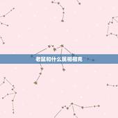 老鼠和什么属相相克，属鼠和什么动物相克