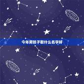 今年男孩子取什么名字好，新生儿男孩取名字大全免费