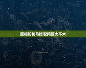 属相蛇和马婚配问题大不大，属蛇和属马的婚配好吗