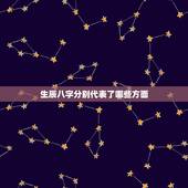 生辰八字分别代表了哪些方面，生辰八字都包括什么