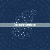 2022英文名女排行榜，C开头的女生的英文名字有哪些？
