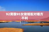 92男猴95女猪婚配对哪方不利，96女属鼠的属相婚配表
