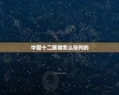 中国十二属相怎么排列的，中国的十二生肖是根据什么排列的？