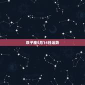 双子座5月14日运势，双子座2015年5月14日运势如何