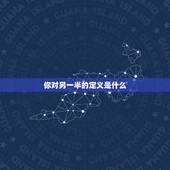 你对另一半的定义是什么，你对另一半的要求是什么？