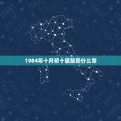1984年十月初十属鼠是什么命，我是属鼠的，阴历1984年后十月初一，