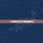 12属相为什么子鼠在最前边，十二生肖之子鼠，“人人喊打”的老鼠为何排在