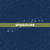 运气测试2022免费 2022年免费测八字运势