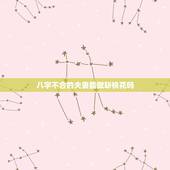 八字不合的夫妻能做斩桃花吗，夫妻俩八字不合，男的出轨能斩桃花吗？