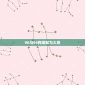 90马94狗婚配为大忌，90年男马和94年女狗相配吗？