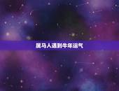 属马人遇到牛年运气，属马人遇到牛年怎么样