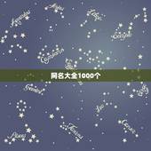网名大全1000个，网名大全
