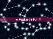 63年出生的今年多大，63年出生多大岁数