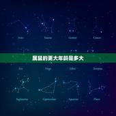 属鼠的更大年龄是多大，属鼠2022 年运势及运程