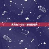 属虎的人今日打麻将的运势，虎女今天打麻将运气如何今天虎女打麻将怎样