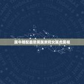 属牛婚配最忌男属炭和女属虎属相，属虎的女和属牛的男相配吗