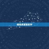 杨姓虎宝宝名字，杨姓男宝宝名字大全