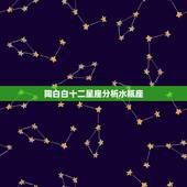 陶白白十二星座分析水瓶座，陶白白什么梗？