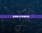 生肖猴今天的偏财运，属猴最近几天运气