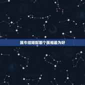 属牛结婚配哪个属相最为好，属牛的和属什么的结婚好？