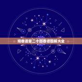 观音遗留二十四香谱图解大全，观音香谱图解，消灾香，是什么意思