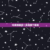 12属相最后一年是哪个属相，中国十二生肖的顺序是什么？