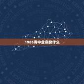 1985海中金命缺什么 海中金命最佳配偶