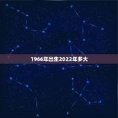 1966年出生2022年多大，1966年属马人晚年命运