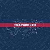 二婚再次离婚怎么处理，我现在是二婚我想离婚怎么办？
