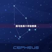属马生辰八字自查表，时辰对照表生辰八字