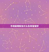 牛和鼠婚配生什么生肖宝宝好，属鼠和属牛之人生什么属相的孩子比较好？