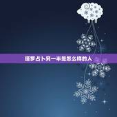 塔罗占卜另一半是怎么样的人，塔罗牌占卜：你未来的老公是怎样的人