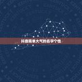 抖音简单大气的名字个性，抖音，简单大气的名字