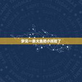 梦见一条大鱼把小孩吃了，梦见大鱼成精了要吃小孩