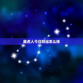 属虎人今日财运怎么样，属虎人今日麻将运势如何