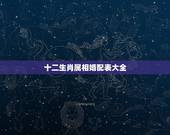 十二生肖属相婚配表大全(男)，属相婚配测试