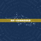 测另一半的相貌超准免费，能帮我找一个测试未来另一半性格，长相的心理测试