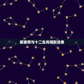 属猪男与十二生肖婚配结果，属相婚配表之属猪的和什么属相最配