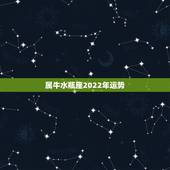 属牛水瓶座2022年运势，2021年水瓶座全年运势