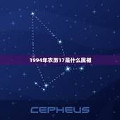 1994年农历17是什么属相，1994年属狗正月十七是什么星座